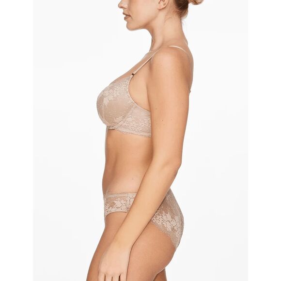 ThirdLove All Day Lace Underwire T-Shirt Bra Taupe Tan Size 36B 1/2 - Picture 12 of 13